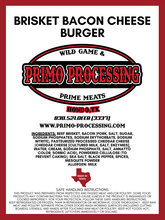 Load image into Gallery viewer, Brisket Bacon Cheeseburgers
